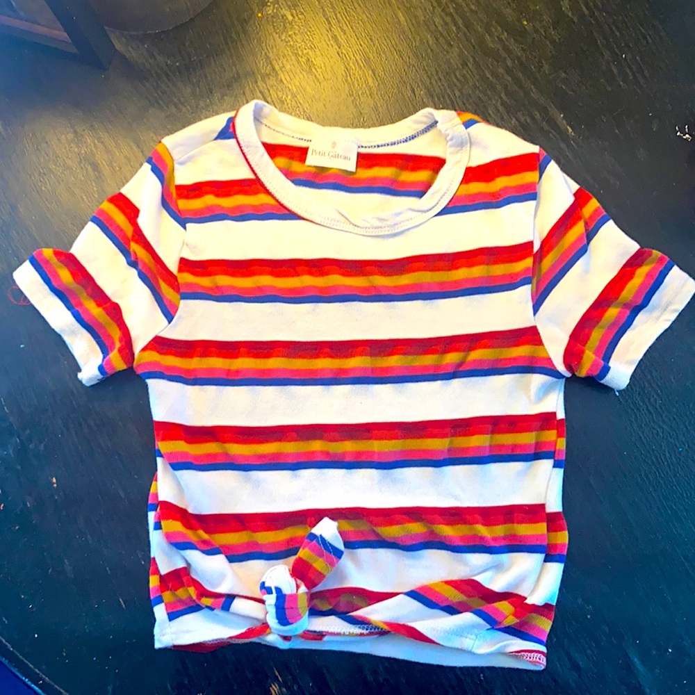 Petit Gateau Vintage Style Crop Top